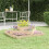 Berkfield Planter 83x83x27 cm Solid Wood Pine 1