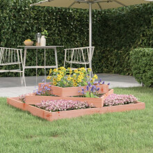 Berkfield Planter 112x112x27 cm Solid Wood Douglas