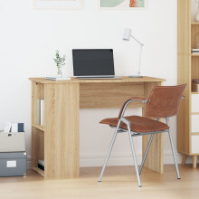 Berkfield Desk Sonoma Oak 100x55x75 cm Engineered Wood
