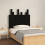 Berkfield Wall Headboard Black 82.5x3x80 cm Solid Wood Pine 1