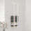 Berkfield Towel Rack White 23x18x110 cm Solid Wood Pine 1