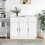 Berkfield Sideboard White 91x28x75 cm Engineered Wood 1