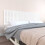 Berkfield Wall Headboard White 204x3x60 cm Solid Wood Pine 1