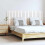 Berkfield Wall Headboard White 159.5x3x60 cm Solid Wood Pine 1