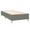 Berkfield Box Spring Bed Frame Dark Grey Single Fabric (UK/IE/FI/NO only) 4
