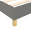 Berkfield Box Spring Bed Frame Dark Grey Single Fabric (UK/IE/FI/NO only) 7