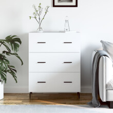 Berkfield Sideboard White 69.5x34x90 cm Engineered Wood