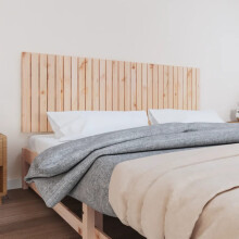 Berkfield Wall Headboard 185x3x60 cm Solid Wood Pine
