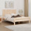 Berkfield Wall Headboard 140x3x60 cm Solid Wood Pine 1