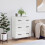 Berkfield Sideboard High Gloss White 69.5x34x90 cm Engineered Wood 1