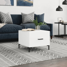 Berkfield Coffee Table White 50x50x40 cm Engineered Wood