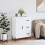 Berkfield Sideboard High Gloss White 69.5x34x90 cm Engineered Wood 1