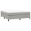 Berkfield Box Spring Bed Frame Light Grey Super King Fabric (UK/IE/FI/NO only) 3