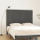 Berkfield Wall Headboard Grey 166x3x110 cm Solid Wood Pine 1