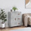Berkfield Sideboard Concrete Grey 69.5x34x90 cm Engineered Wood 1