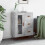 Berkfield Sideboard Concrete Grey 69.5x34x90 cm Engineered Wood 1
