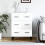 Berkfield Sideboard High Gloss White 69.5x34x90 cm Engineered Wood 1