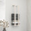 Berkfield Towel Rack White 23x18x90 cm Solid Wood Pine 1