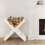 Berkfield Log Holder White 47x39.5x48 cm Solid Wood Pine 1