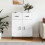 Berkfield Sideboard High Gloss White 69.5x34x90 cm Engineered Wood 1