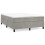 Berkfield Box Spring Bed Frame Light Grey Double Velvet (UK/IE/FI/NO only) 2