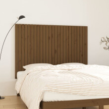 Berkfield Wall Headboard Honey Brown 159.5x3x110 cm Solid Wood Pine