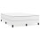 Berkfield Box Spring Bed Frame White Double Faux Leather (UK/IE/FI/NO only) 2