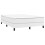 Berkfield Box Spring Bed Frame White Double Faux Leather (UK/IE/FI/NO only) 3