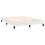 Berkfield Box Spring Bed Frame White Double Faux Leather (UK/IE/FI/NO only) 4