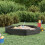 Berkfield Sandbox with Seats Grey Octagon Solid Wood Pine 1
