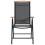 Berkfield Folding Garden Chairs 6 pcs Textilene Black 4