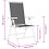 Berkfield Folding Garden Chairs 6 pcs Textilene Black 11