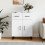 Berkfield Sideboard White 69.5x34x90 cm Engineered Wood 1