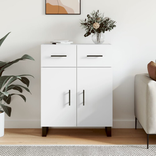 Berkfield Sideboard White 69.5x34x90 cm Engineered Wood