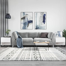 Berkfield Coffee Tables 2 pcs High Gloss White 50x46x50 cm Engineered Wood