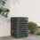 Berkfield Wheelie Bin Storage Grey 84x90x128.5 cm Solid Wood Pine 1
