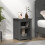 Berkfield Bedside Cabinet Grey 40x35x55 cm Solid Wood Pine 1