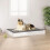 Berkfield Dog Bed White 91.5x64x9 cm Solid Wood Pine 1