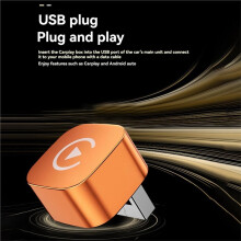 2in1 Wireless Carplay Android AUTO AI Box USB Adapter Voice+WiFi&Bluetooth5.0 Wired CarPlay to Wireless Carplay