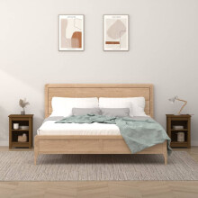 Berkfield Bedside Cabinets 2 pcs Honey Brown 40x35x55 cm Solid Wood Pine