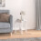 Berkfield Coffee Table White ò 42.5x45 cm Solid Wood Pine 1