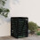 Berkfield Wheelie Bin Storage Black 84x90x128.5 cm Solid Wood Pine 1