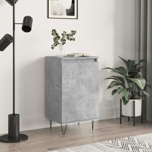 Berkfield Sideboard Concrete Grey 40x35x70 cm Engineered Wood