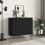 Berkfield Sideboards 2 pcs Black 40x35x70 cm Engineered Wood 1
