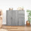 Berkfield Sideboard Grey Sonoma 91x29.5x75 cm Engineered Wood 1