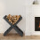 Berkfield Log Holder Grey 47x39.5x48 cm Solid Wood Pine 1
