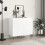 Berkfield Sideboards 2 pcs High Gloss White 40x35x70 cm Engineered Wood 1
