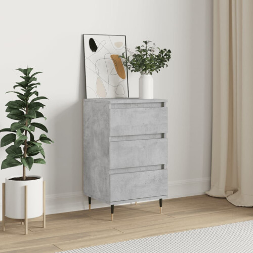 Berkfield Sideboard Concrete Grey 40x35x70 cm Engineered Wood