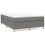 Berkfield Box Spring Bed Frame Dark Grey Double Fabric (UK/IE/FI/NO only) 2