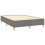 Berkfield Box Spring Bed Frame Dark Grey Double Fabric (UK/IE/FI/NO only) 4